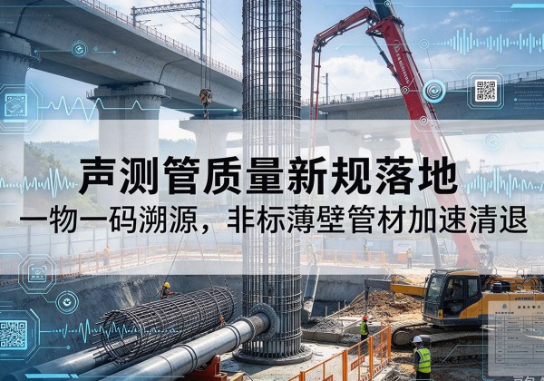曲沃声测管质量新规落地，一物一码溯源，非标薄壁管材加速清退